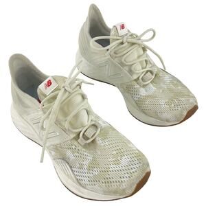 New Balance Cream/White Camo Mesh Athletic Shoes Women’s Size 7 Preowned